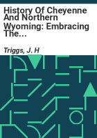 History_of_Cheyenne_and_northern_Wyoming